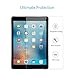iPad Air Glass Screen Protector, Anker Premium Tempered Glass Screen Protector for iPad Air/iPad Air 2 with 9H Hardness and Easy Installation