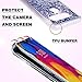 Caka Case Compatible for LG V40 ThinQ Case Glitter Case Liquid Luxury Fashion Bling Flowing Floating Sparkle Glitter Soft TPU Case Compatible for LG V40 ThinQ 2018 (Blue Purple)