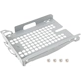 ECSiNG 1pc Hard Drive Caddy Hard Disk Drive Mounting Bracket Kit HDD Mount Tray Holder with Screws Compatible with PlayStation3 Slim Compatible with PS3 Slim