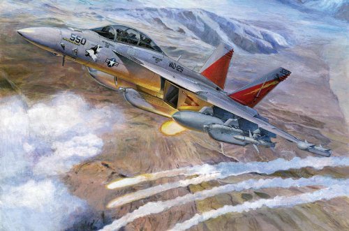 Trumpeter 1/32 EA 18G Growler Electronic Warfare Aircraft Model Kit