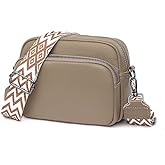 VODIU Crossbody Bags for Women Purses Handbags Leather Shoulder Bag with Guitar Strap Cross Body Bag for Woman Trendy Purse