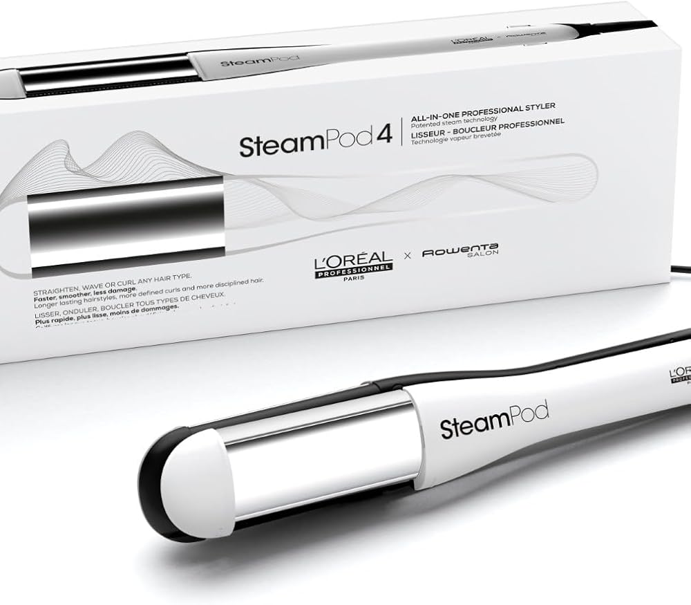 L'Oréal SteamPod 4 Hair Straightener & Styling Tool UK Plug