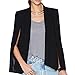 Difyou Women's OL Open Sleeve Fall Poncho Cape Shawl Blazer Suit