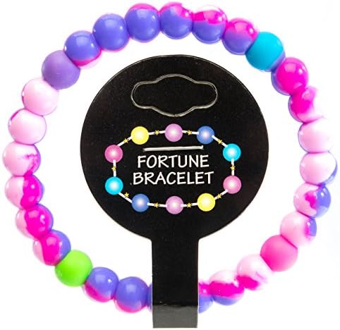 Tie Dye Silicone Fortune Bracelets (pink/multicolor)