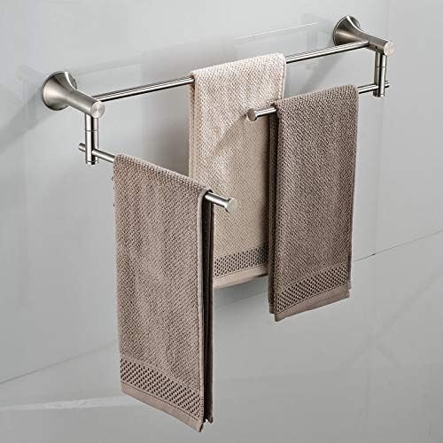 Towel Racks Bathroom Brushed Nickel Stainless Steel Swivel Single Lever