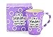 Burton 9716068 I'm A Grandma, What's Your Super Power, Coffee Mug, 12 oz. (Light Purple & White)