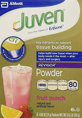 Juven Fruit Punch 8 Packets of .85oz (4 Pack)