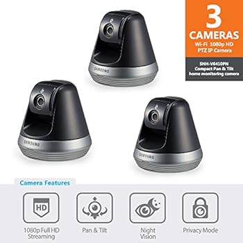 Amazon.com : Samsung SNH-V6410PN SmartCam Pan/Tilt Full HD