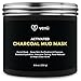 Activated Charcoal Mud Face Mask - All Natural Deep Skin Cleanser and Hydration Booster - Detoxifies and Purifies Face and Body - Acne and Pore Reducer - 8.8oz - By Venu
