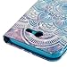 Galaxy J7 Sky Pro Case,HAOTP 3D Beauty Luxury Fashion PU Flip Stand Credit Card ID Holders Wallet Leather Case Cover for Samsung Galaxy J7 V/J7V/J7 Perx/J7 2017 - Mandala Floral Flower