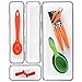 mDesign Kitchen Interlocking Drawer Organizers for Silverware, Spatulas, Gadgets - 4 Piece Set, Clear