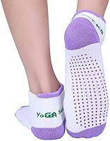 Kottle de silicona antideslizante 4 pares punto algodón Yoga Pilates calcetines para mujer