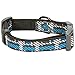 Blueberry Pet 7 Patterns Soft & Comfy Scottish Charleston Regimental Stripes Designer Padded Adjustable Dog Collar, Large, Neck 18