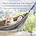 Single & Double Camping Hammock with Mosquito/Bug Net, 10ft Hammock Tree Straps and Carabiners, Easy Assembly, Portable Parachute Nylon Hammock for Camping, Backpacking, Survival, Travel & More