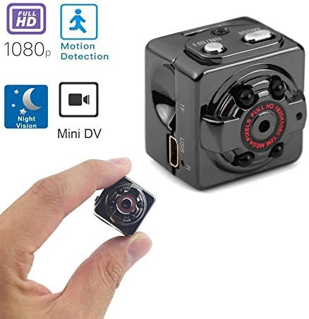 Mini Spy Hidden Camera, FASOHERE 1080P Portable Small HD Nanny Cam with Night Vision and Motion Detective,Wireless Body Camera Video Recorder, Perfect Indoor Covert Security Camera for Home and Office