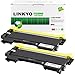 LINKYO Compatible Toner Cartridge Replacement for Brother TN450 TN-450 TN420 (Black, 2-Pack, Value Edition)