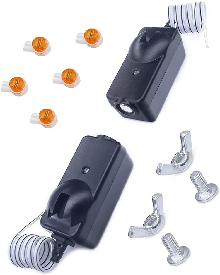 Rtauhife Garage Door Sensor Replacement Beam Eyes for 41A5034 Opener Parts Black