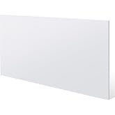 Sasylvia 1 Pcs 1/2" X 24'' X 48'' White Hdpe Plastic Sheet | Flexible High Density Polyethylene Cutting Board, Solid Plastic Block, for CNC, Machining, Industrial, DIY Projects