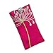 Eyeglass Pouch - Embroidered Chrysanthemum (Fuchsia)