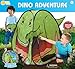 Sunny Days Entertainment Dino Adventure Pop Up Tent – Indoor Playhouse for Kids | 3-D T-Rex Dinosaur Gift for Kids | Assembly Free and Easy Storage, Multi (101979)