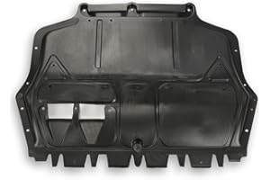 GRAND ORANGE Front Engine Splash Shield, Compatible with VW Volkswagen Passat 2012-2019, 561825237D, VW1228121, Black Under Cover Engine Splash Guard