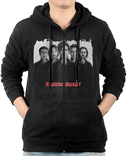 Silicon Valley TV Series Logo Mens' Cotton Full Zip Hoodie Sweatshirt