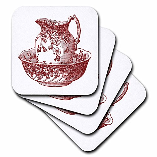 3dRose Sottobicchieri Assorbenti Morbidi Set Da 8 - Tema Ramadan Stelle E Luna - Decorazione Casa