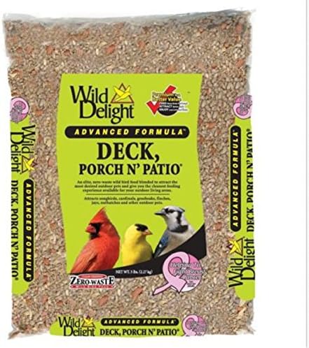 Wild Delight 374050 Advanced Formula Deck Porch N Patio Seed, 5 Pounds by Wild Delight