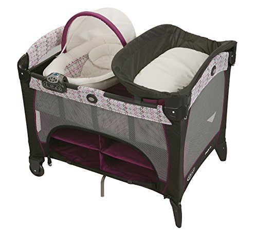 Graco pack  n play playard with newborn napperstation d…