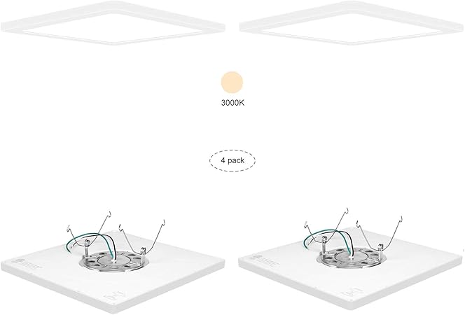Avanlo Super Slim 0 6 Inch Thickness 12 Inch Led Ceiling Light