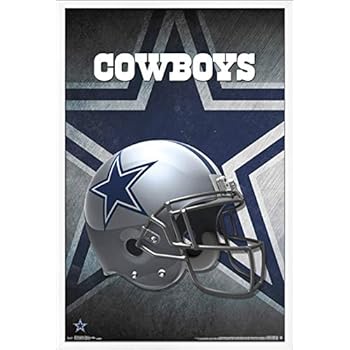 Trends International NFL Dallas Cowboys - Helmet Wall Poster, 22.375