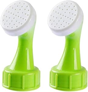 Starlit 2Pcs Mini Hand Portable Watering Sprinkler Waterers Bottle Spout Nozzle Cap Converter Garden Plant Spray Watering Sprinkler Nozzle Head Random