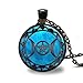 Triple Moon Goddess Necklace Triple Moon Goddess KEY Locket Necklace (B) (A)