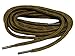 2 pair pack round Tan Rust w/Black proTOUGH Heavy Duty 6mm thick 3/16 Kevlar Reinforced boot laces shoelaces