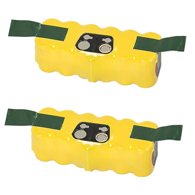 NeBatte 2x Roomba 14.4V 4500mAh Ni-MH Ersatzskkus 2 Stück für Staubsauger akku iRobot Roomba 500 600 700 800