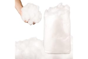 Easeen Christmas Fake Snow Decor, 15oz Artificial Fluffy Snow for Winter Mantle Village, Nativity, and Christmas Decoration