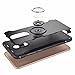 Xiaomi Redmi 5 Plus Case, Ranyi [2 Piece Ring Cover] [Adsorbed Iron Plate] [360 Rotating Metal Ring] Premium Hybrid Dual Layer 360 Full Body Protective 2 in 1 Case for Xiaomi Redmi 5 Plus (Black)