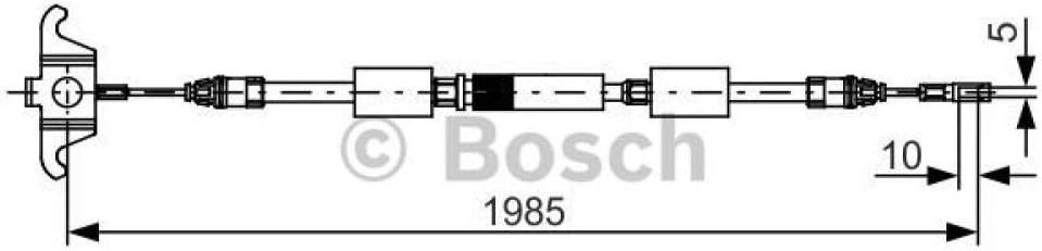 BOSCH 1 987 482 128 Parking/Handbrake Cable