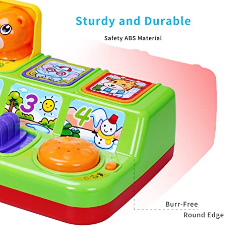 FS Pop Up Toys for Babies 6 to 12 Months with Light and Music, Cause