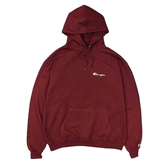 Champion Burgundy Herren Hoodie Sweatshirt Kapuzenpullover (XL)