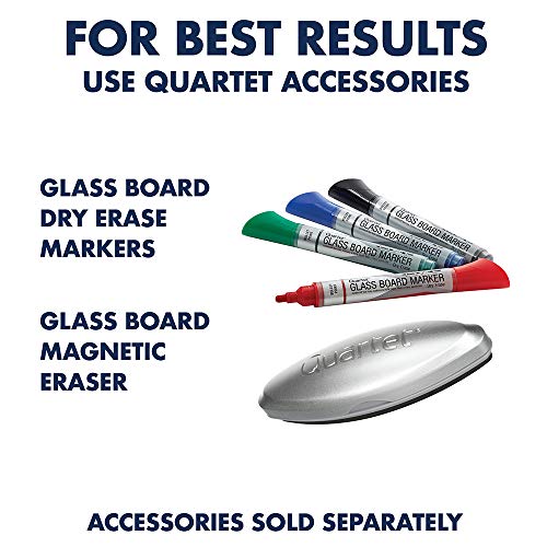 Quartet Glass Whiteboard, Non-Magnetic Dry Erase White Board, 8' x 4', Infinity, Frosted Surface (G9648F)