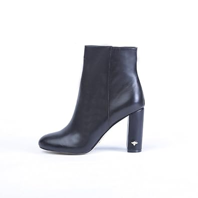 stylish leather high heel women boots