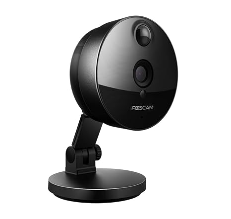 Foscam C1 _ 7 Sicherheit IP Wireless HD 720P-Innenraum, Schwarz, 1 Megapixel