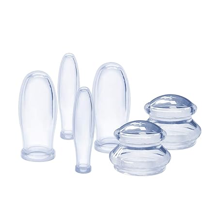 Silikon Schröpfen Set Chinesisches Schröpfen Therapie 6 stück Traditionelle medizinische Körpermassage zur Selbstbehandlung f