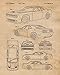 Classic Dodge Demon Viper Challenger Hellcat Auto Patent Prints, 4 (8x10) Unframed Photos, Wall Art Decor Gift for Home Work Office Man Cave Sports Gears MOPAR Garage Shop School Student Teacher Coach