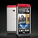 HTC Double Dip Case for HTC M7 - Retail Packaging - Grey/Red