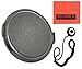 37mm Universal Snap-On Lens Cap for Olympus 14-42mm f/3.5-5.6 M. Zuiko Digital ED Zoom Lens + Cap Keeper + Microfiber Cleaning Cloth