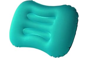 Baiao Inflatable Travel Pillow, Inflatable Pillow for Camping, Ultralight Backpacking Pillow for Sleeping, Blow Up Air Pillows for Home, Travel, Hiking, Office and Outdoor(Peacock Blue)