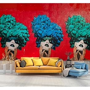 Wall Mural Colorful Graffiti Removable Wallpaper Wall Sticker for Bedroom Living Room - 66x96 inches