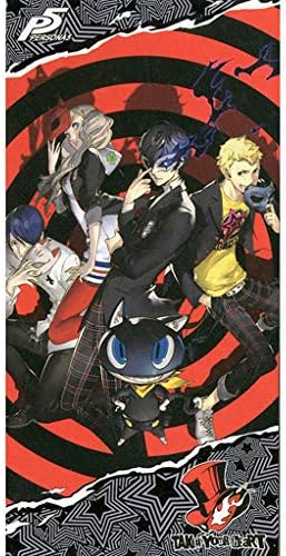 Amazon ペルソナ5 プレミアムバスタオル Vol 2 雨宮連 キービジュアルイラスト 1 60cm アニメ 萌えグッズ 通販
